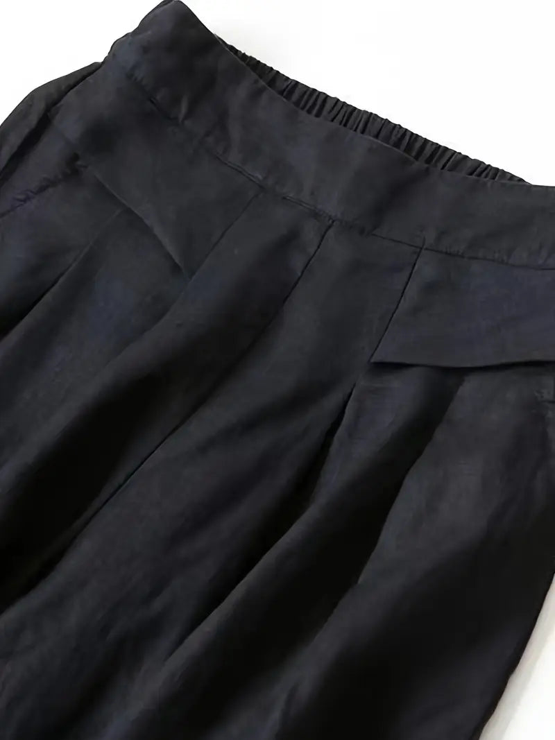 Linen Wide Leg Pant