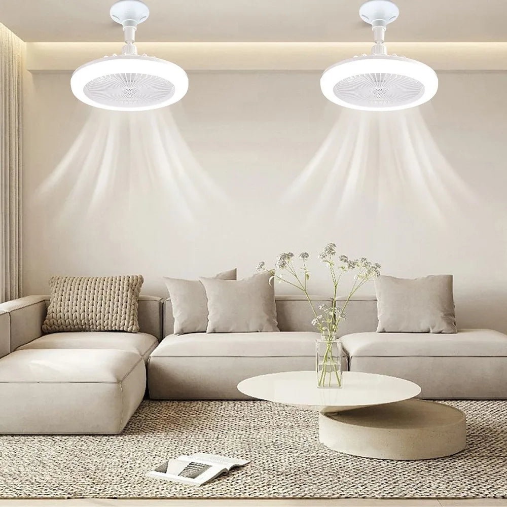 LED Ceiling Fan with Light and Remote Control