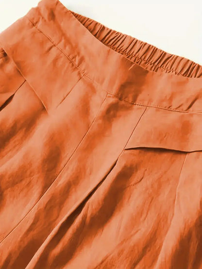 Linen Wide Leg Pant